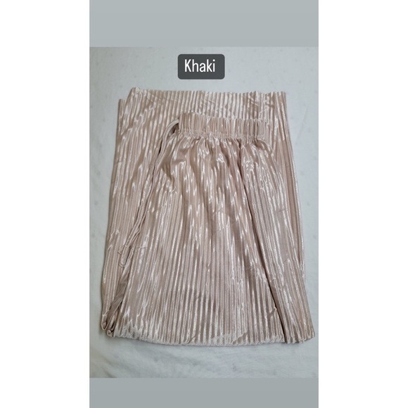 Loungewear Culotte wide leg pleated pants - Picture 5 of 13